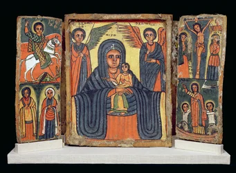 Double triptyque, culture Amhara